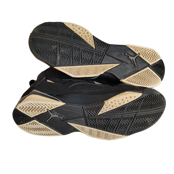 Nike Air Jordan True Flight 343795-010 Black Basketball Shoes Sneakers Boys 7Y - Picture 7 of 11